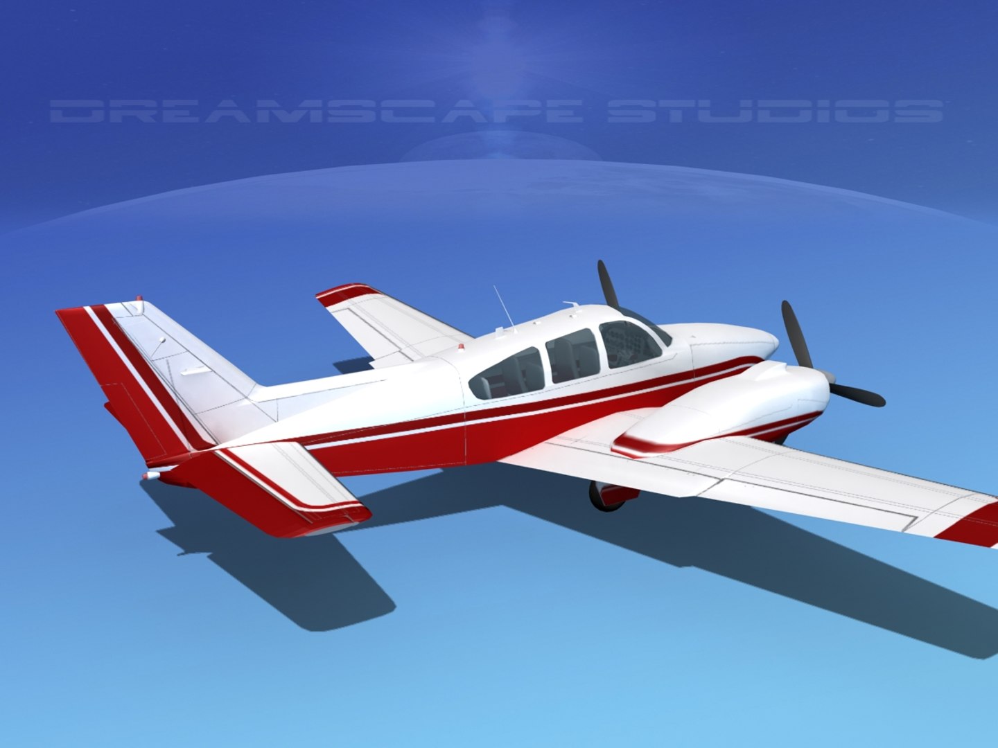 3d Beechcraft Aircraft Family