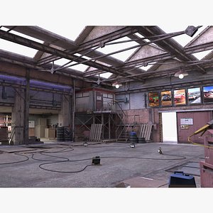 Automotive Garage Workshop Interior