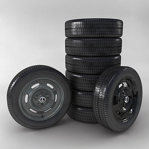 3dsmax wheel car lada