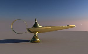 c4d wonderful lamp