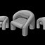 ARCO - Modern Curved Lounge Chair