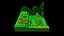 Machu Picchu Low Poly isometrico