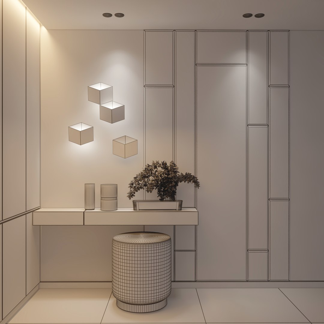 Hall model - TurboSquid 1311470