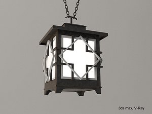 3ds max old pendant lamp