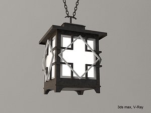 Oriental Hanging Lantern Ceiling Light