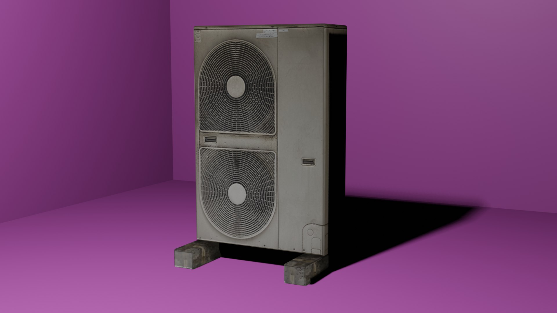 3D Air Conditioner Outdoor Unit TurboSquid 2062887