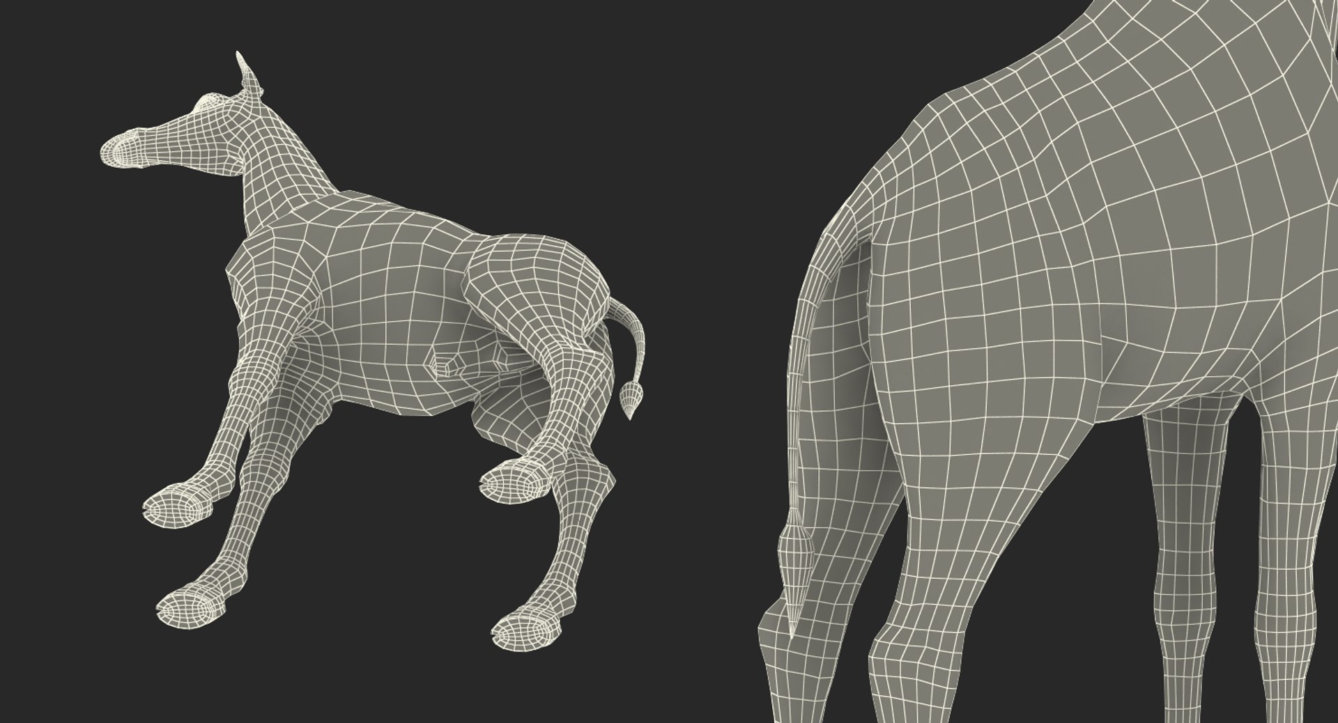 3D Giraffe Rigged Model - TurboSquid 1400507
