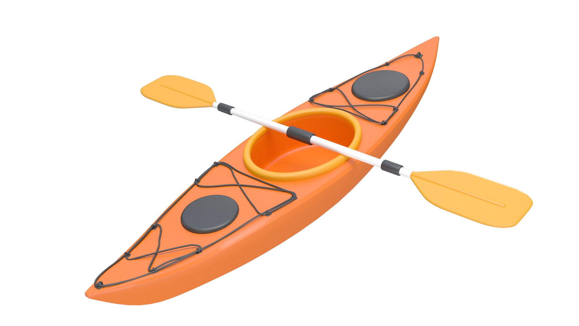 3d Cartoon Ui Icons Kayak Drift Boat Hovercraft Inflatable Boat Rowing Paddle Turbosquid 2354882