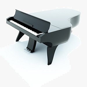3d model grand piano
