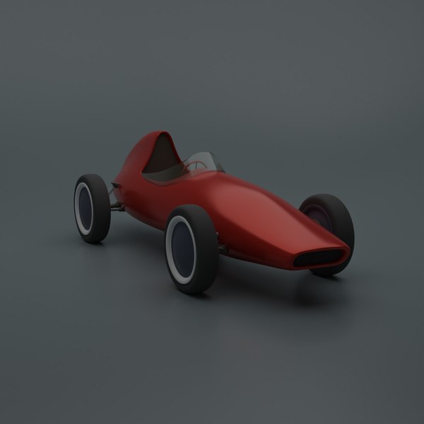 livre Racing Retro Car Modelo 3D - TurboSquid 2068038