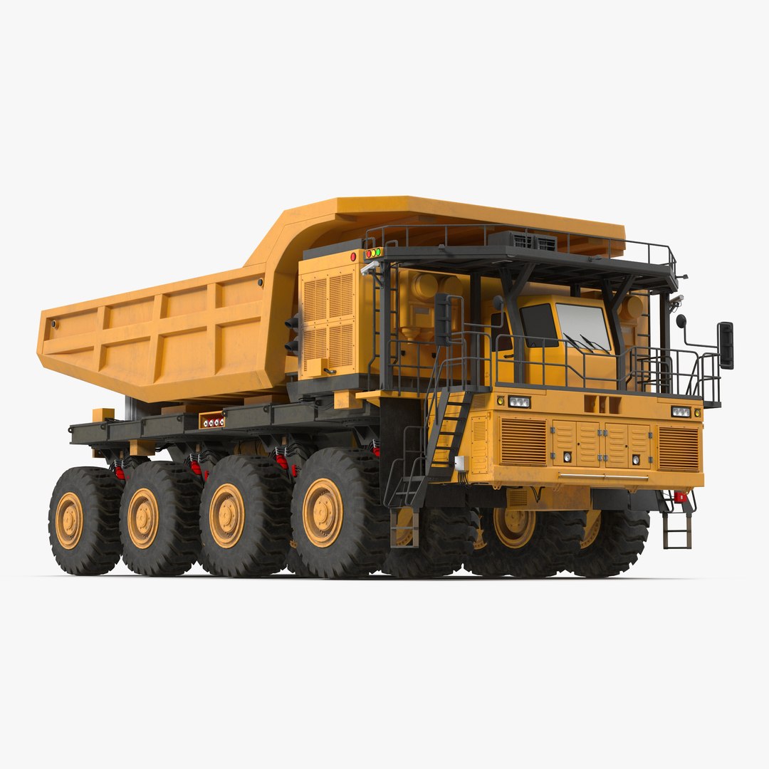 Mining Truck 3D model preview