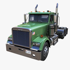 3D Freightliner Classic XL daycab truck