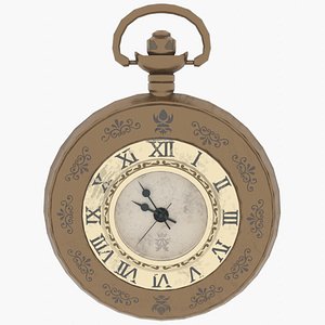 Old shabby pocket watch