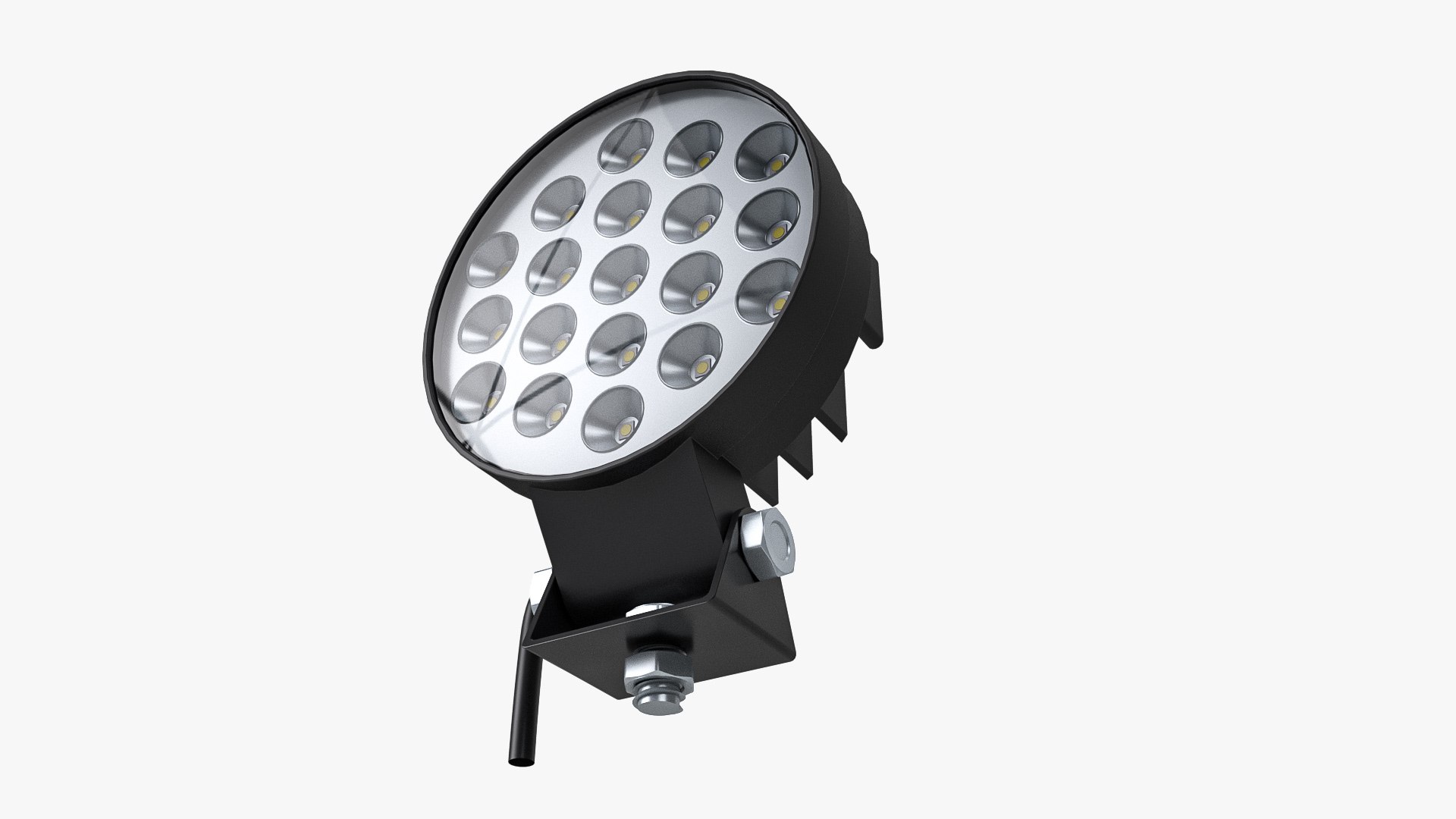 3D Circular LED Light Bar Model - TurboSquid 1802064