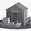 Wooden Lake House and Boat