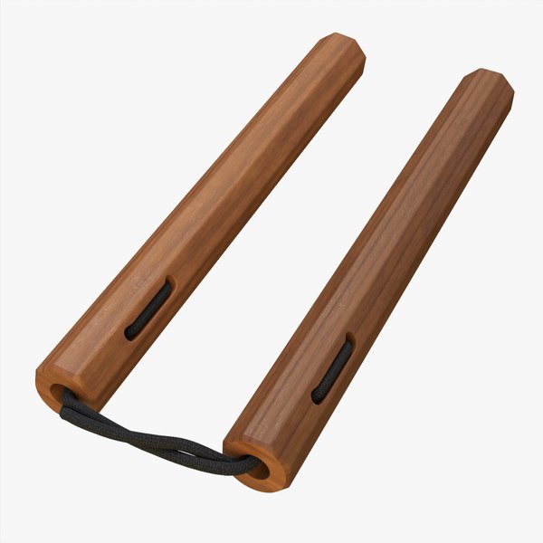 Nunchaku octagonal wood lace model