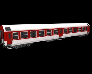 3d trains wagon