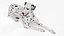 Dalmatian Dog Animated Rigged for Cinema 4D 3D model