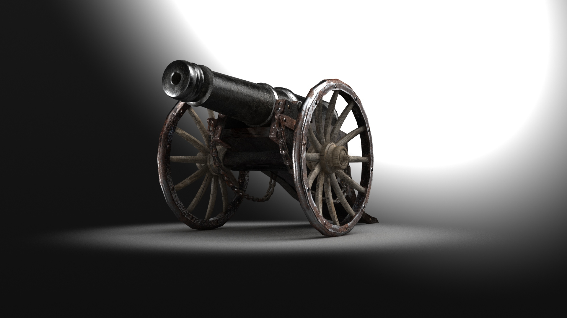 Old Cannon 3D Model - TurboSquid 1221158