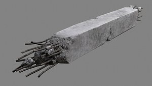 3D concrete column 03