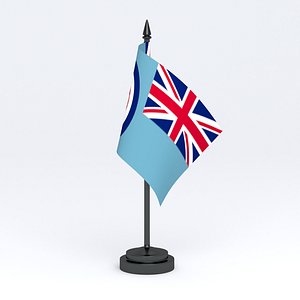 3D Table Flag Air Force Ensign of New Zealand model