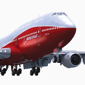 boeing 747-8 3d max