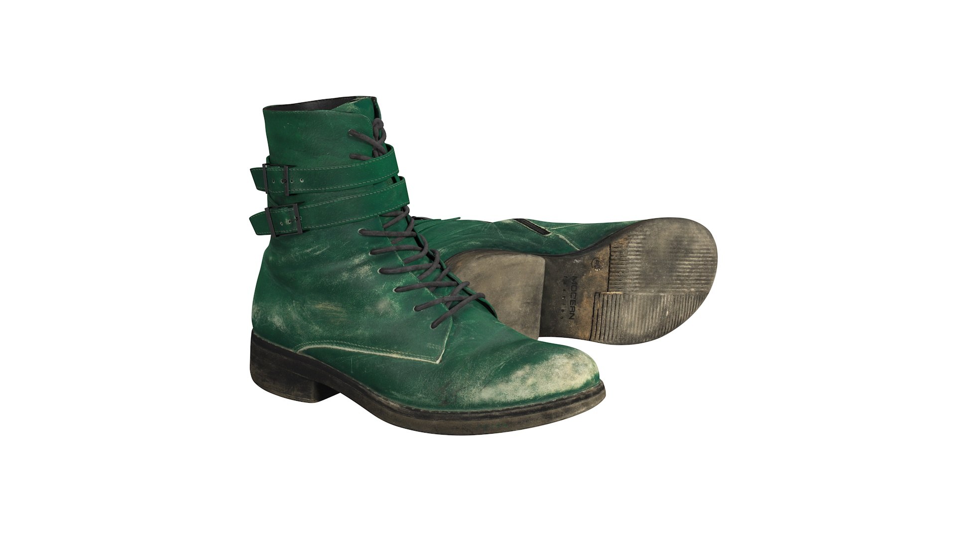 3D model Old Green Boots https://p.turbosquid.com/ts-thumb/m5/ceEYbB/n1/prodaction_01/jpg/1687196921/1920x1080/fit_q87/94573cfc83d1f04ee1364bbd5e82c0c70958af36/prodaction_01.jpg