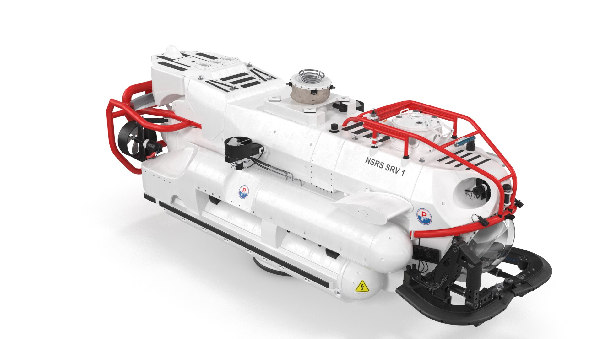 3D NATO Submarine Rescue System PBR Model - TurboSquid 2399820
