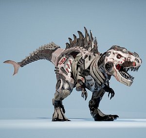 3D model Scifi T-rex Dinosaur