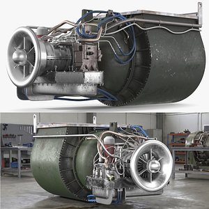 3D Tank Heavy Duty Turbine Engine
