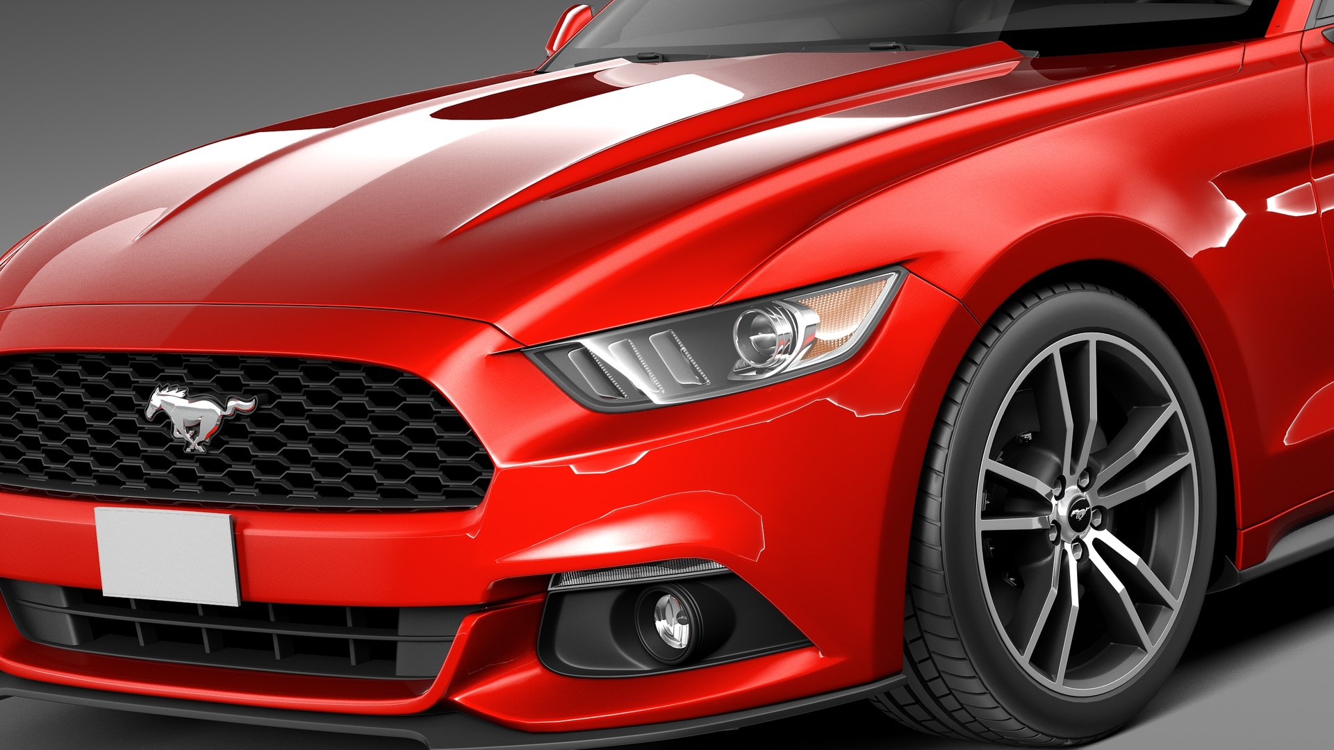 2015 Mustang Ecoboost 3d Model