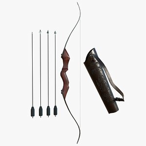 Bow quiver and arrows