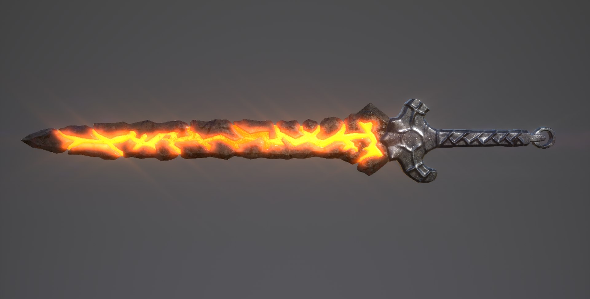 3D Molten Sword Low-poly - TurboSquid 1791243