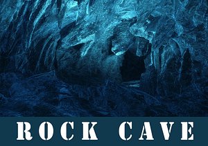rock cave obj