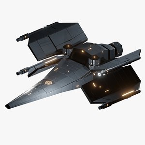 Hunter VI Spaceship 3D