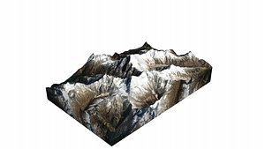 Yangra Mountain 3D model