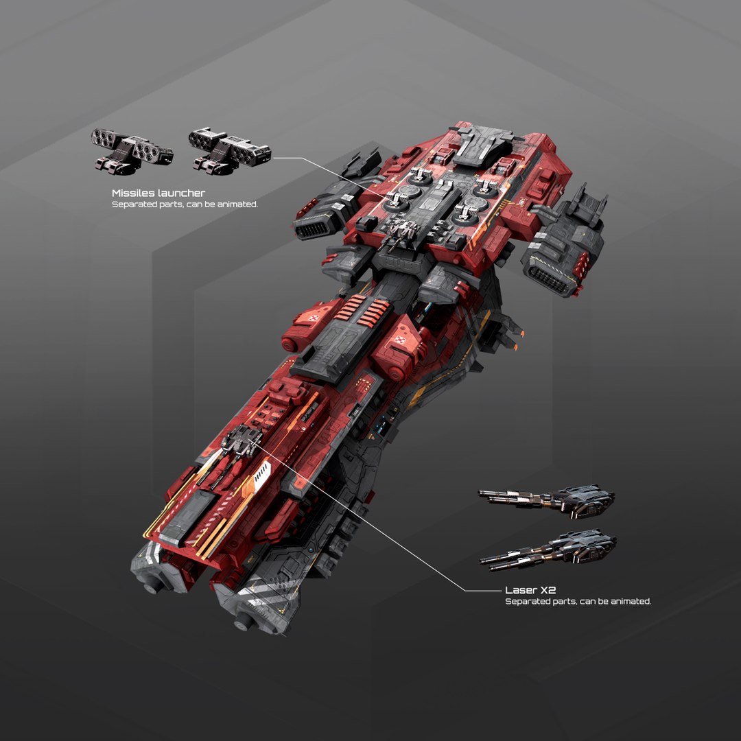 Destroyer 3D model - TurboSquid 1427627