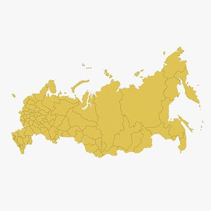 3D Russia 3d map