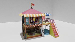 Beach shop with bar