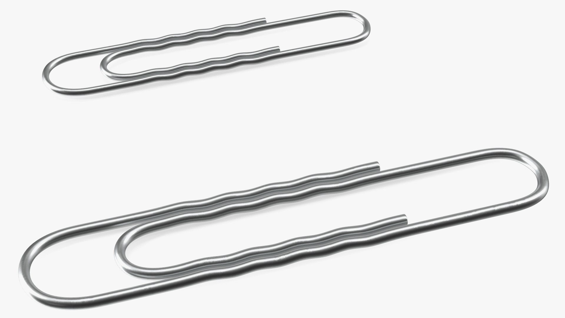 Metal Paper Clips Collection 3D model TurboSquid 1885928