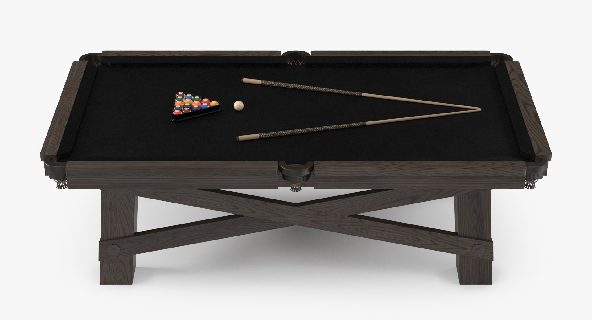 3D Model Loft Pool Table - TurboSquid 1286874