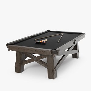 3D model loft pool table