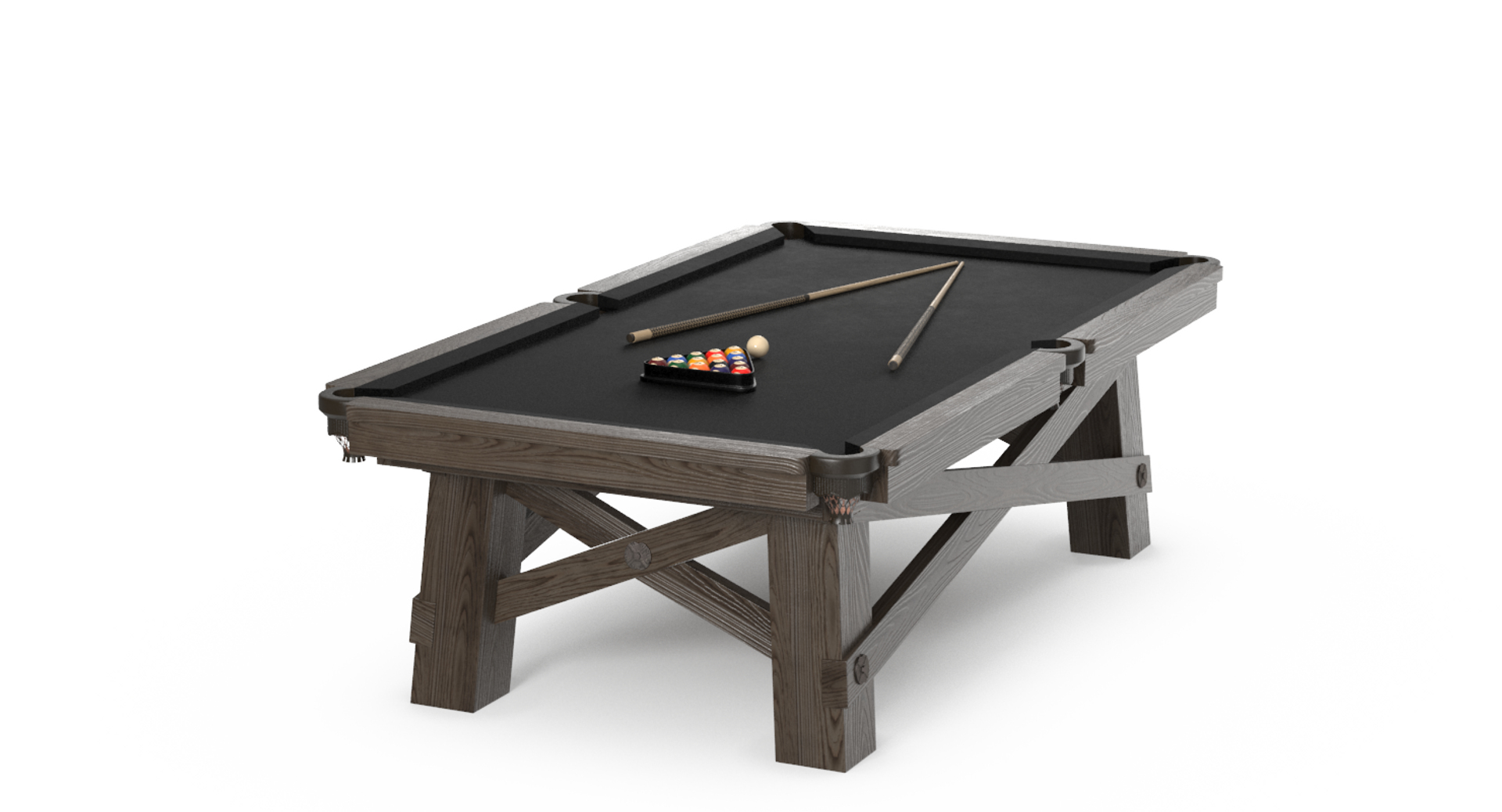 3D Model Loft Pool Table - TurboSquid 1286874
