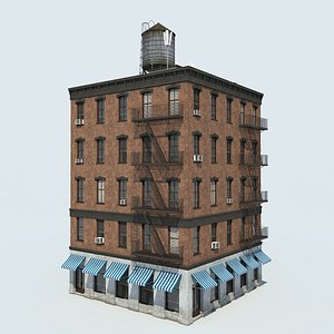 nyc building 05 3d x