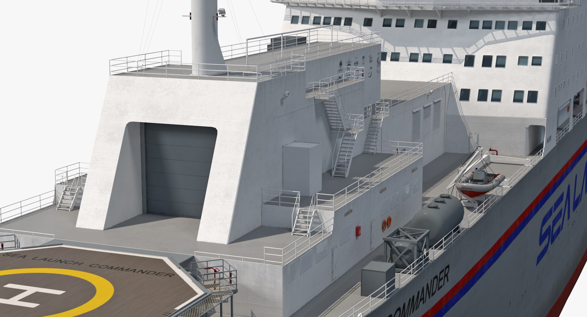3D command ship sea launch - TurboSquid 1240833