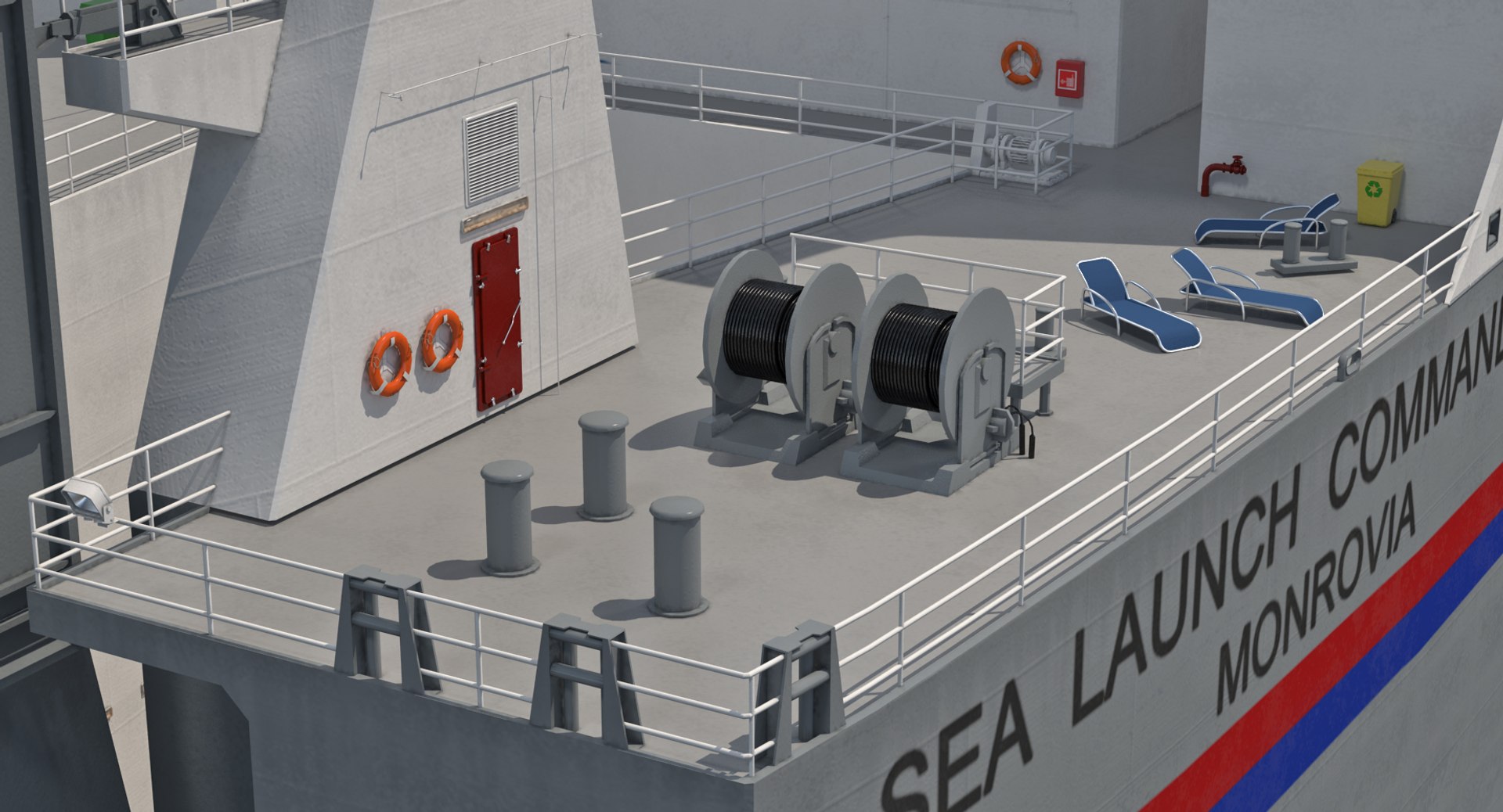3D command ship sea launch - TurboSquid 1240833