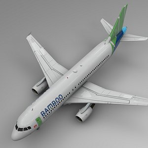 bamboo airways airbus a320 3D model