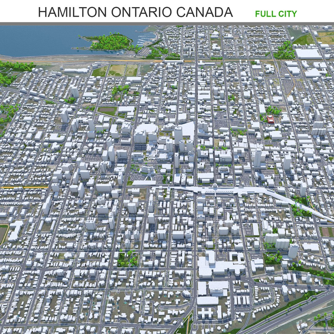 Hamilton Ontario Canada Model - TurboSquid 1719029
