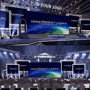 3D model truss choreography event