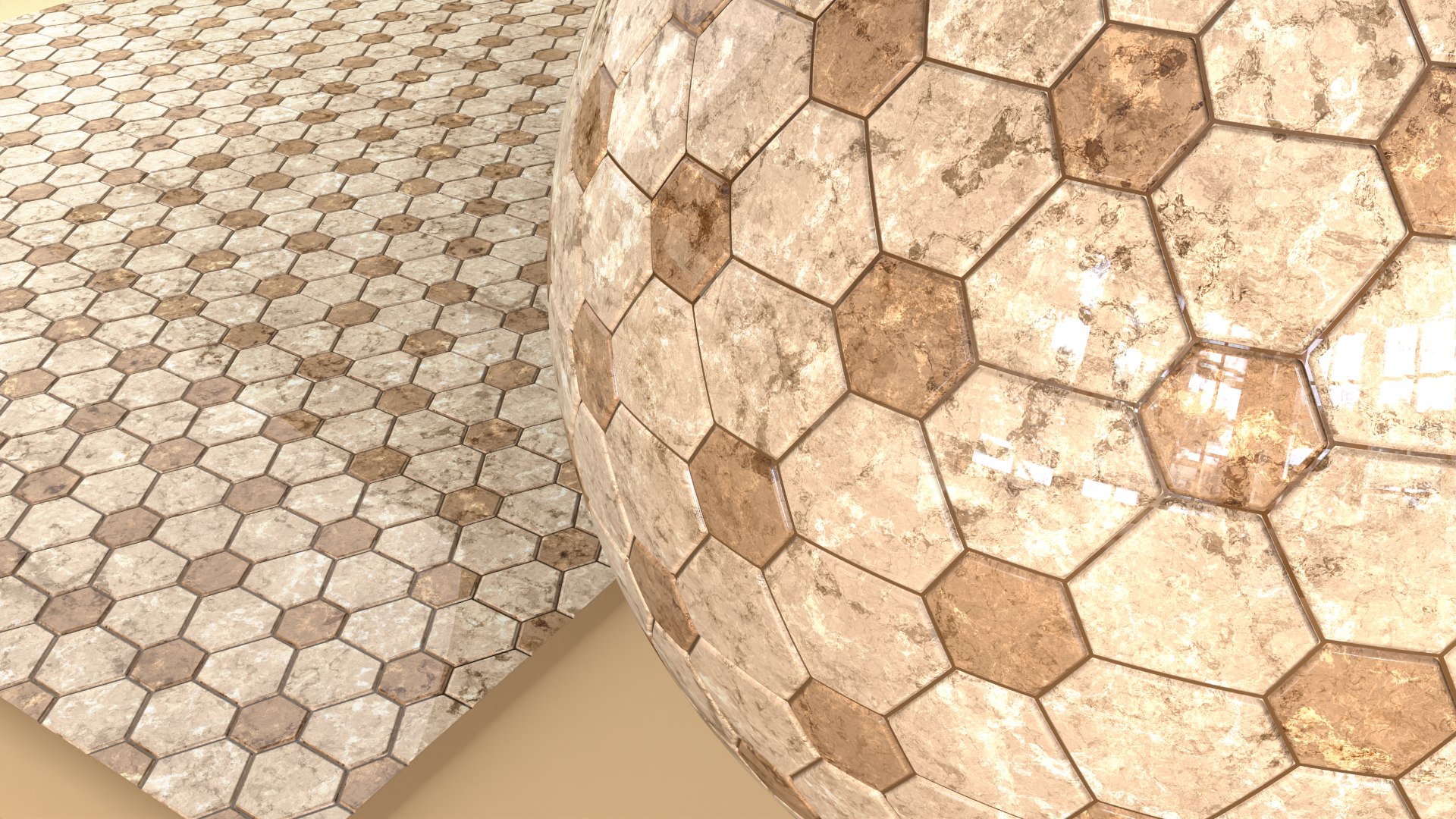 Texture PBR 8K Floor tiles C4D Physical Render 0069 model - TurboSquid ...